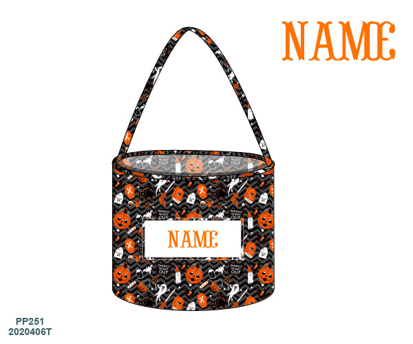 PO9: Custom Smocked Halloween Bucket