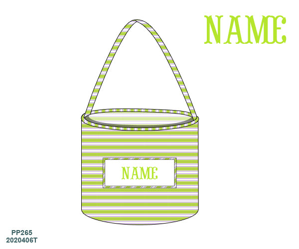 PO9: Custom Smocked Halloween Bucket