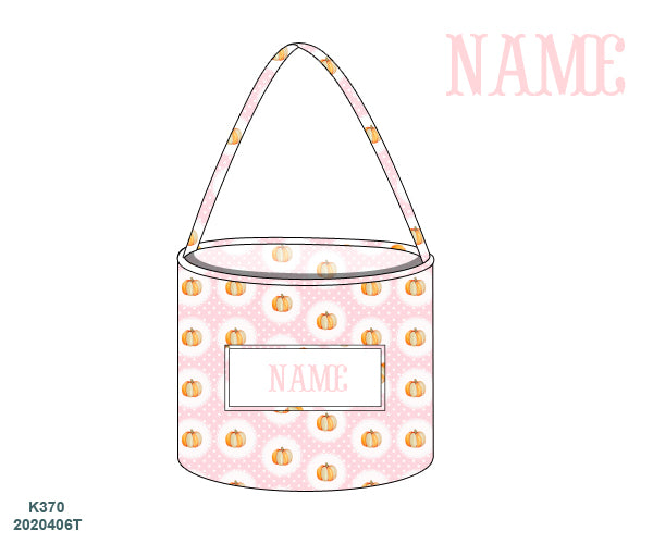 PO9: Custom Smocked Halloween Bucket