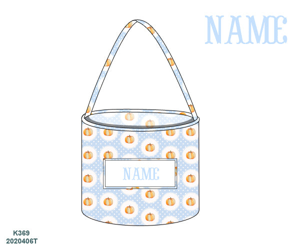 PO9: Custom Smocked Halloween Bucket