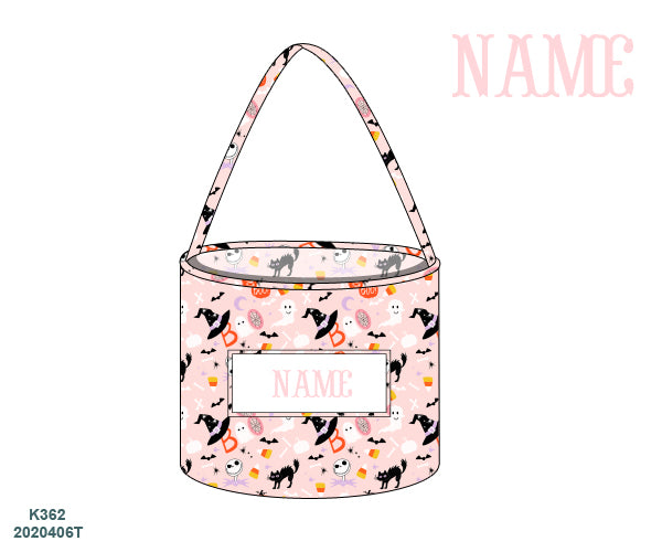 PO9: Custom Smocked Halloween Bucket