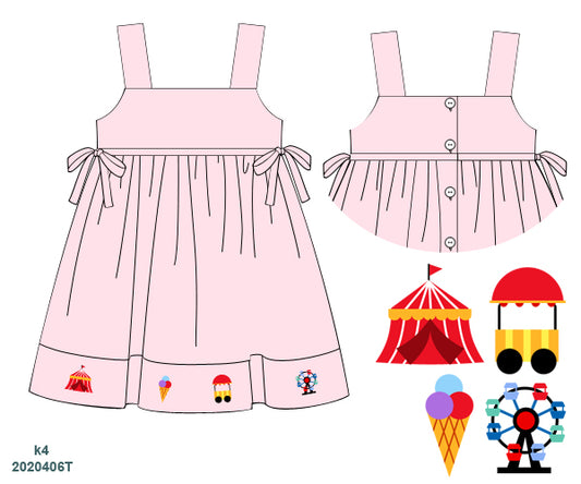 County Fair Embroidered Dress