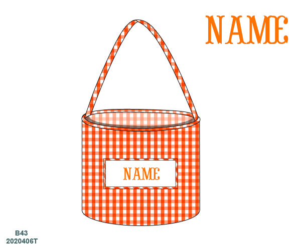 PO9: Custom Smocked Halloween Bucket