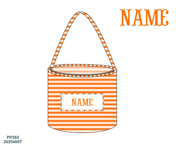 PO9: Custom Smocked Halloween Bucket
